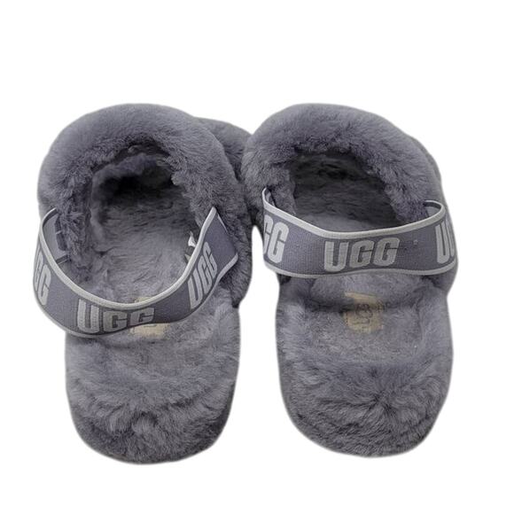 UGG Oh Yeah evolves the iconic UGG® Fluff Yeah slides Gray 12 - Picture 3 of 7